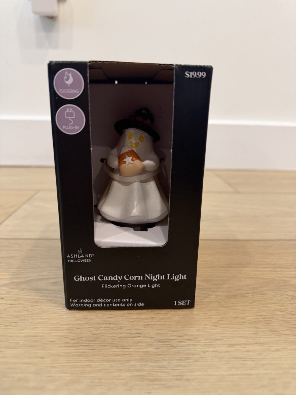 Ashland Halloween Ghost Candy Corn Nightlight